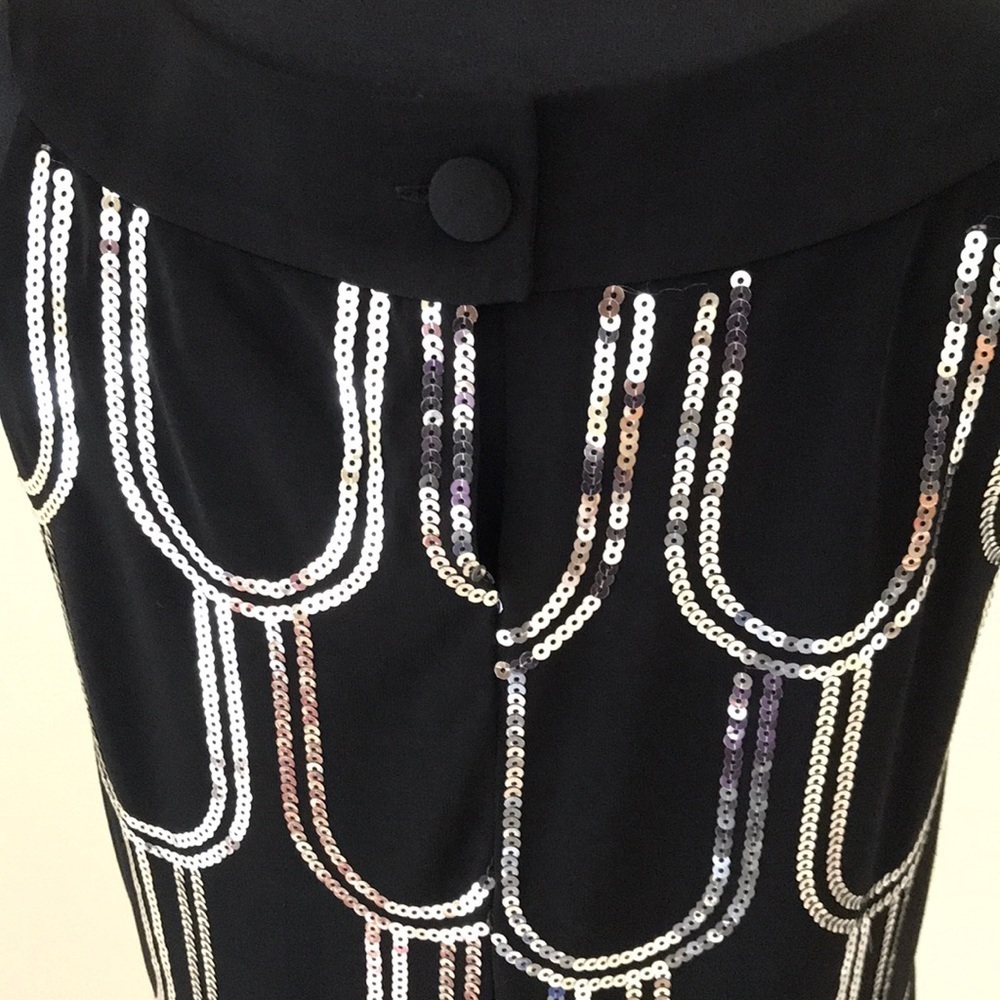SCARLETT NITE Size 8 Black Sequined Dress - Picture 3 of 6